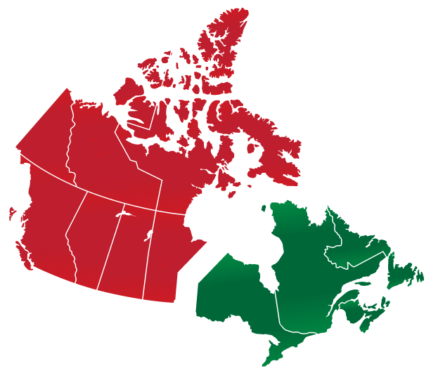 Dollar Tree Canada Leasing Region Map
