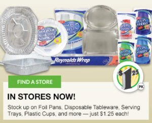 Foil Pans, Disposable Tableware, Serving Trays, Plastic Cups & more