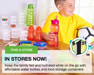 Water Bottles and Food Storage