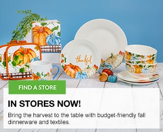 Fall Dinnerware and Textiles