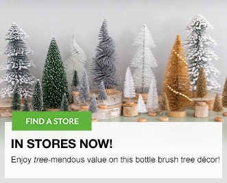 Bottle Brush Tree Décor