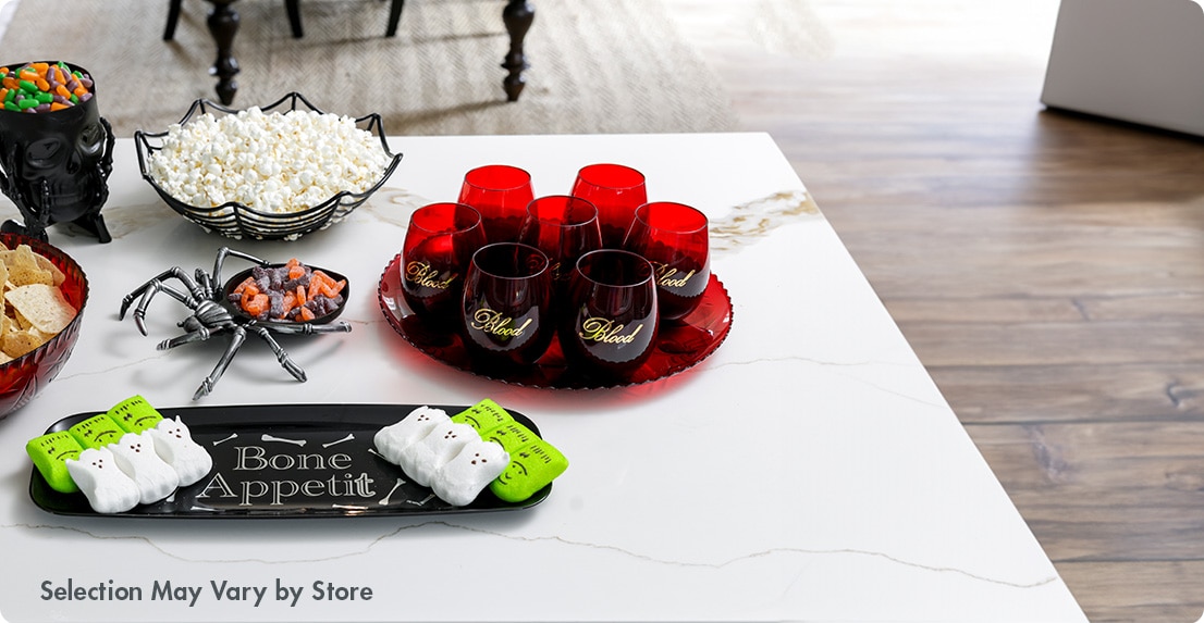 Serve up spooky snacks in our fang-tastic and affordable party trays and bowls.